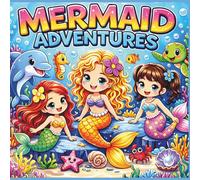 Mermaid Adventures: 50 Cute Mermaid Coloring Pages for Kids Ages 4-10 | Magical Underwater Adventures with Friendly Sea Animals | Bold Easy Designs for Girls Who Love Mermaids