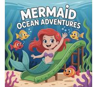 Mermaid Adventures Ocean Coloring Book for Kids Ages 2-8: Fun Easy Outlines Build Focus For Early Learners Great Christmas Gift Encourage Relaxation ... Build Focus For Early Learners Great Christ