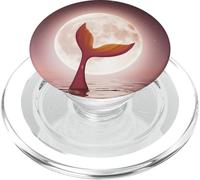 Mermaid and Moon PopSockets PopGrip for MagSafe