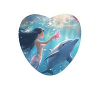 Mermaid And Whale Cute Car Air Fresheners Long Lasting Scent Car Mirror Hanging Scented Cards Tablets Love form