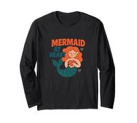 Mermaid at Heart Ocean Soul Summer Vibes Aesthetic Long Sleeve T-Shirt