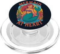 Mermaid at Heart Ocean Soul Summer Vibes Aesthetic PopSockets PopGrip for MagSafe