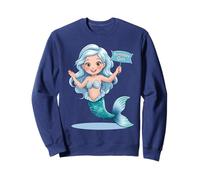 Mermaid Birthday Girl for Girls who love Mermaids Undersea Sweatshirt