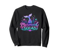 Mermaid Birthday Mermaid Squad Shell Yeah Party Crew Sweatshirt