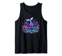 Mermaid Birthday Mermaid Squad Shell Yeah Party Crew Tank Top