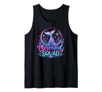Mermaid Birthday Mermaid Squad Under The Sea Crew Tank Top