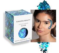 Mermaid Chunky Glitter ✮ Large 30g Jar KARIZMA Beauty ✮ Festival Glitter Cosmetic Face Body Hair Nails