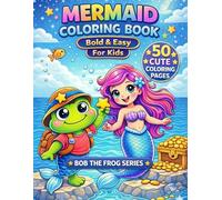 MERMAID COLORING BOOK : Bold & Easy For Kids (Moody＆COZY)