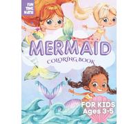 Mermaid Coloring Book for Kids Ages 3-5 years old | Coloring Book Mermaid and Ocean Designs | Toddler Mermaid Coloring Book: Over 40 Jumbo, Simple and ... featuring Mermaids, Fish and Ocean Designs