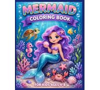Mermaid Coloring Book for Kids Ages 4-8: Cute & Magical Under the Sea Coloring Pages with Mermaids, Sea Creatures, and Ocean Fun