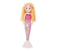 AURORA Sea Sparkles 13346 Mermaid Melody Plush, Pink, 18-inch