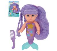 Mermaid Doll Set With Matching Comb Bright Colours