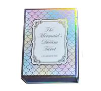 Mermaid Dream Tower - 78 Cards, Divination Board Game, Oracle Deck | Portable Tarot Card Set For Beginners, Spiritual Exploration Entertainment Tool For Women, Men