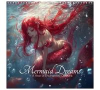 Mermaid Dreams - A Year of Enchanted Oceans (Wall Calendar 2026 12" x 24" / 30 x 60 cm (open)) CALVENDO 12 Month Wall Calendar