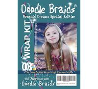 Mermaid Dreams hair wrapping kit, girls’ hair accessories and extensions, hair salon kit, hair styling gifts for girls. Festival braids made easy DIY kit. 10 hair wrap set