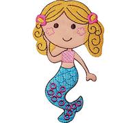 Mermaid Embroidered Iron/Sew On Patch Clothes T Shirt Bag Jeans Jacket Badge