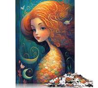 Mermaid Enchanted Isle Puzzle Relax Challenge Toy Paper Rectangular Jigsaw Puzzle for Boy Or Girl Gifts 1000pcs (75x50cm)