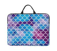 Mermaid Fish Scale 14in Laptop Case Tablet Computer Protection Bag Protective Hard Shell Cover