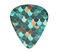 Mermaid Fish Scale Print Stolmx Guitar Pick Set - Full Print Design, 3 Thicknesses Available
