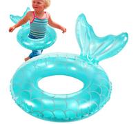 Mermaid Float Ring - Safety Floating Device, Inflatable Swim Trainer, Pool Accessory, Portable Lightweight Fun | Ideal For Beach Water Play Fun, Perfect For Swimming Lessons