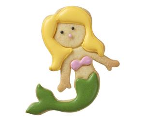 Mermaid Floating Cookie Cutter Stainless Steel 9 Cm - Birkmann - Molds