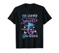 Mermaid Girl Shirt She Leaves Little Sparkle Inspire Women T-Shirt