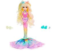 MERMAID HIGH, Spring Break Finly Mermaid Doll & Accessories with Removable Tail and Color Change Hair Streaks, Kids Toys for Girls Ages 4 and up