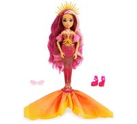 MERMAID HIGH Spring Break Searra Mermaid Doll & Accessories with Removable Tail and Color Change Hair Streak Kids Toys for Girls Ages 4 and up