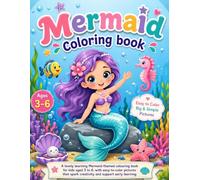 Mermaid kids coloring book: Coloring book