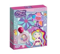 Mermaid Love Star Shaped Make-Up Set for Little Princesses - Set Includes EDT Perfume Spray (20ml), Eye Shadows, Blusher and 1 Lipstick