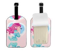 Mermaid Luggage Tags – Waterproof and Durable Suitcase Tags, Perfect for Travel and Personal Privacy Protection