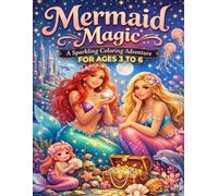 Mermaid Magic Coloring Book for Kids Ages 3-6 |