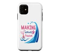 Mermaid Making Waves in Preschool First Day of Pre K School Case for iPhone 11
