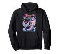 Mermaid Mama Mom Family Matching Happy Mothers Day Women Pullover Hoodie