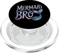 Mermaid Mermaid Bro Brother Tail Matching Mermaid Squad PopSockets PopGrip for MagSafe