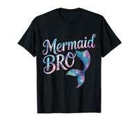 Mermaid Mermaid Bro Brother Tail Matching Mermaid Squad T-Shirt
