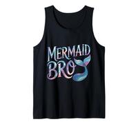 Mermaid Mermaid Bro Brother Tail Matching Mermaid Squad Tank Top