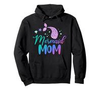 Mermaid Mom Funny Birthday Party Pullover Hoodie