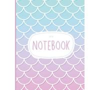 Mermaid Notebook: Cute Pastel Notebook for Girls with Lined Pages for Writing, School, and Everyday Notes | Large 8.5 x 11 Inch Pages