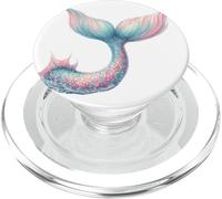Mermaid Pastel Ocean Splash Rainbow Tail Sea Mermaids Fin PopSockets PopGrip for MagSafe