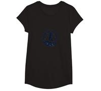 Mermaid Patrol Security Ocean Guardian Mythical Protector T-Shirt, Girls, Black, Medium