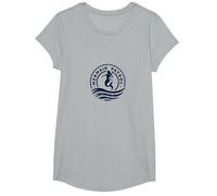 Mermaid Patrol Security Ocean Guardian Mythical Protector T-Shirt, Girls, Heather Grey, Medium
