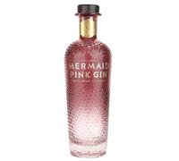 Mermaid Pink Gin - Smooth & Refreshing with Strawberry & Citrus, Vegan & Gluten Free, 70cl