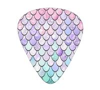 Mermaid Pink Purple Print Guitar Pick Special Instrument Pick Unisex Guitar Pick