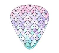 Mermaid Pink Purple Stolmx Guitar Pick Set - Full Print Design, 3 Thicknesses Available