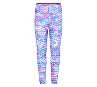 Mermaid Planet Woman's Vivid Colour Swimming Mermaid Leggings Double Rainbow. Size 14-16