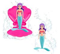 Mermaid Pool Toy Shell,Funny Spin Princess Floats,Pool Diving Toy Set,Diving Games Training Gifts,Summer Swimming Water Toys,Little Mermaid Party Supplies & Water Toys for Kids Aged 5 & Up