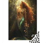 Mermaid Puzzle 1000 Pieces For Adults And Kids Jigsaw Puzzles Underwater World Impossible Puzzle Educational Games Home Decoration 1000pcs (75x50cm)