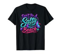 Mermaid Salty Beach Queen Powered by Waves and Wit Value Graphic T-Shirt