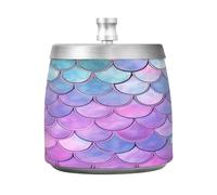 Mermaid Scale s on Pink Blue and Purple Cigarette Butt Container, Cigarettes Ash Butt Disposal, Pretty Ashtray Women